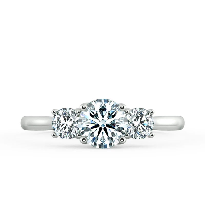 Threestone Classic Engagement Ring NCH3101 2